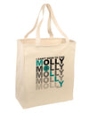 Find Molly Blue Large Grocery Tote Bag-Grocery Tote-TooLoud-Natural-Large-Davson Sales