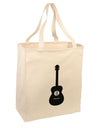 Acoustic Guitar Cool Musician Large Grocery Tote Bag-Natural by TooLoud-Grocery Tote-TooLoud-Natural-Large-Davson Sales