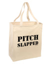 Pitch Slapped Large Grocery Tote Bag-Grocery Tote-TooLoud-Natural-Large-Davson Sales