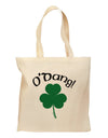 O'Dang - St Patrick's Day Grocery Tote Bag-Grocery Tote-TooLoud-Natural-Medium-Davson Sales