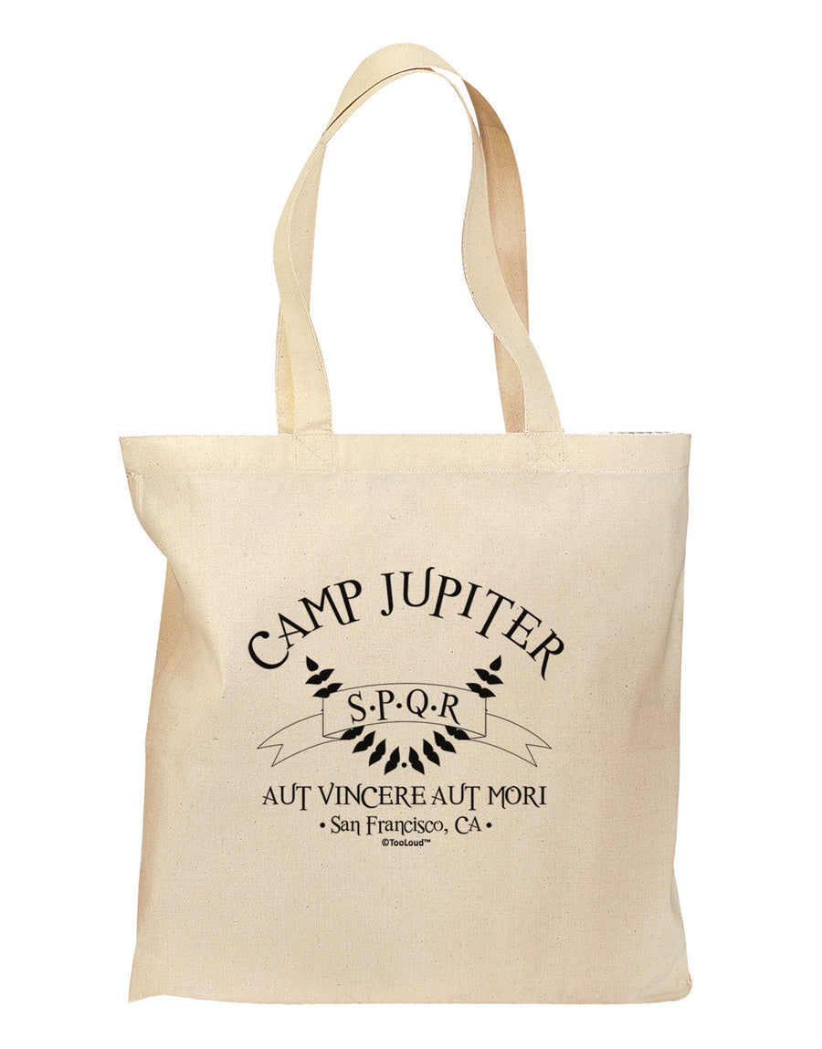 Camp Jupiter - SPQR Banner Grocery Tote Bag by TooLoud-Grocery Tote-TooLoud-Natural-Medium-Davson Sales