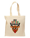 Silly Little Reindeer Matching Deer Grocery Tote Bag-Grocery Tote-TooLoud-Natural-Medium-Davson Sales