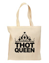 THOT Queen Grocery Tote Bag-Grocery Tote-TooLoud-Natural-Medium-Davson Sales