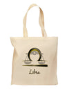 Libra Symbol Grocery Tote Bag-Grocery Tote-TooLoud-Natural-Medium-Davson Sales