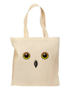 Cute Snowy Owl Face Grocery Tote Bag-Grocery Tote-TooLoud-Natural-Medium-Davson Sales