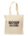 Expert Miner Grocery Tote Bag-Grocery Tote-TooLoud-Natural-Medium-Davson Sales