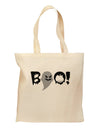 Scary Boo Text Grocery Tote Bag-Grocery Tote-TooLoud-Natural-Medium-Davson Sales