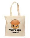 How I Roll Cute Roll Grocery Tote Bag-Grocery Tote-TooLoud-Natural-Medium-Davson Sales