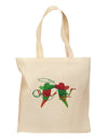 Cowboy Chili Peppers Grocery Tote Bag-Grocery Tote-TooLoud-Natural-Medium-Davson Sales