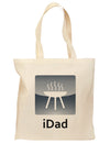 iDad Grill Grocery Tote Bag-Grocery Tote-TooLoud-Natural-Medium-Davson Sales