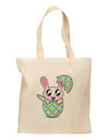 Bunny Hatching From Egg Grocery Tote Bag-Grocery Tote-TooLoud-Natural-Medium-Davson Sales