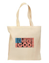 One Nation Under God Grocery Tote Bag-Grocery Tote-TooLoud-Natural-Medium-Davson Sales