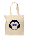 Cute Penguin Christmas Grocery Tote Bag-Grocery Tote-TooLoud-Natural-Medium-Davson Sales