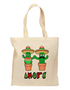 Fiesta Cactus Couple Amor Grocery Tote Bag by TooLoud-Grocery Tote-TooLoud-Natural-Medium-Davson Sales