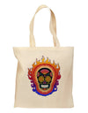 Sacred Calavera Day of the Dead Sugar Skull Grocery Tote Bag-Grocery Tote-TooLoud-Natural-Medium-Davson Sales