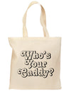 Who's Your Caddy Grocery Tote Bag-Grocery Tote-TooLoud-Natural-Medium-Davson Sales