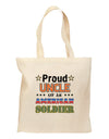 Proud Uncle of an American Soldier Grocery Tote Bag-Grocery Tote-TooLoud-Natural-Medium-Davson Sales