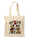 My Life Is An Anime Dream Grocery Tote Bag - Natural by TooLoud-Grocery Tote-TooLoud-Natural-Medium-Davson Sales