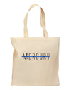 Planet Mercury Text Only Grocery Tote Bag by TooLoud-Grocery Tote-TooLoud-Natural-Medium-Davson Sales