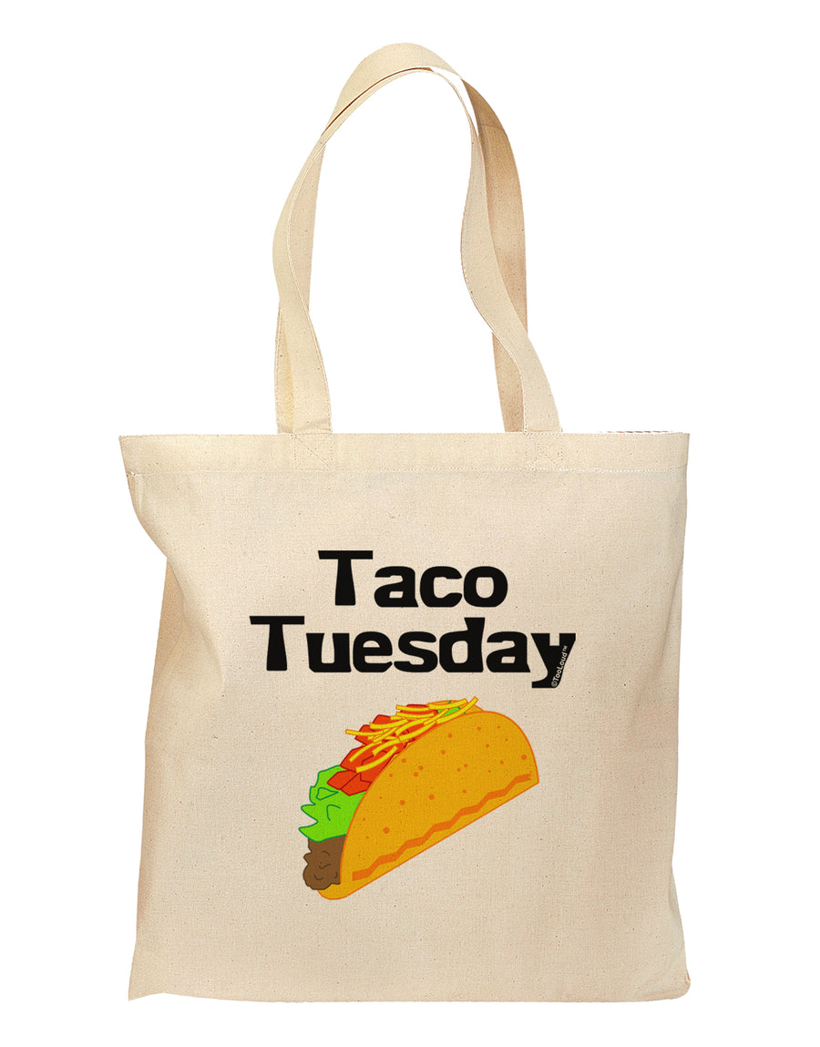 Taco Tuesday Design Grocery Tote Bag by TooLoud-Grocery Tote-TooLoud-Natural-Medium-Davson Sales