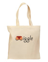 Wiggle - Twerk Medium Grocery Tote Bag-Grocery Tote-TooLoud-Natural-Medium-Davson Sales