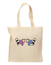 Cute Pair of Sweater Cows Grocery Tote Bag-Grocery Tote-TooLoud-Natural-Medium-Davson Sales