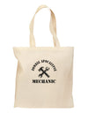 Zombie Apocalypse Group Role Mechanic Grocery Tote Bag-Grocery Tote-TooLoud-Natural-Medium-Davson Sales