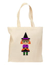 Cute Witch Halloween Grocery Tote Bag-Grocery Tote-TooLoud-Natural-Medium-Davson Sales