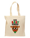 Cute Baby Reindeer Matching Deer Grocery Tote Bag-Grocery Tote-TooLoud-Natural-Medium-Davson Sales