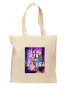 Keep Calm - Party Balloons Grocery Tote Bag - Natural-Grocery Tote-TooLoud-Natural-Medium-Davson Sales