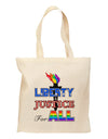 Gay Equality Liberty Justice for All Grocery Tote Bag-Grocery Tote-TooLoud-Natural-Medium-Davson Sales