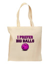 I Prefer Big Balls - Bowling Grocery Tote Bag-Grocery Tote-TooLoud-Natural-Medium-Davson Sales