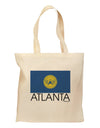 Atlanta Georgia Flag Text Grocery Tote Bag by TooLoud-Grocery Tote-TooLoud-Natural-Medium-Davson Sales