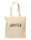 Planet Jupiter Earth Text Only Grocery Tote Bag by TooLoud-Grocery Tote-TooLoud-Natural-Medium-Davson Sales