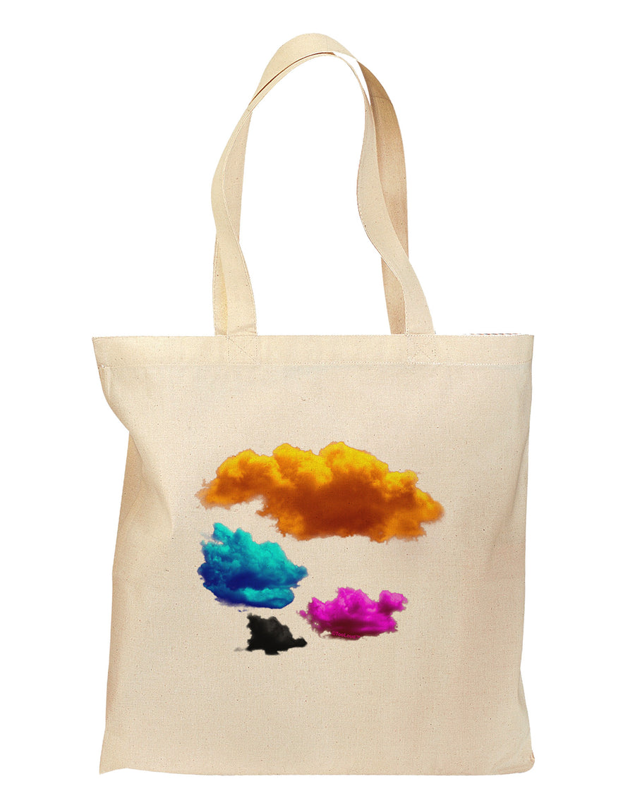 CMYK Clouds Grocery Tote Bag-Grocery Tote-TooLoud-Natural-Medium-Davson Sales