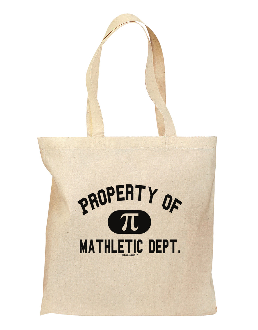 Mathletic Department Grocery Tote Bag by TooLoud-Grocery Tote-TooLoud-Natural-Medium-Davson Sales