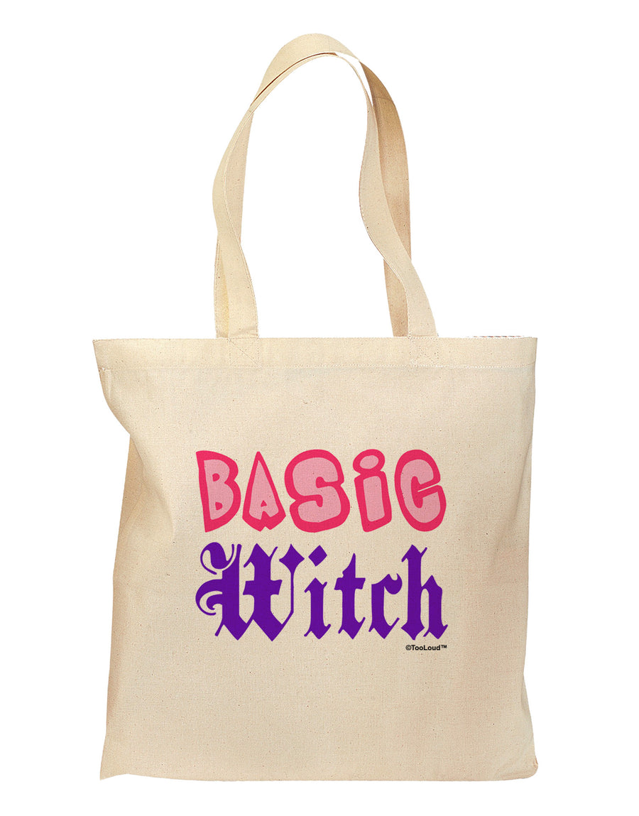 Basic Witch Color Grocery Tote Bag-Grocery Tote-TooLoud-Natural-Medium-Davson Sales