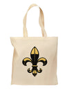 Golden Fleur de Lis Grocery Tote Bag - Natural-Grocery Tote-TooLoud-Natural-Medium-Davson Sales