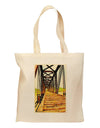 Colorado Bridge Watercolor Grocery Tote Bag-Grocery Tote-TooLoud-Natural-Medium-Davson Sales