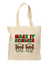 Make It Reindeer Grocery Tote Bag-Grocery Tote-TooLoud-Natural-Medium-Davson Sales