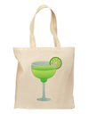 Green Margarita with Lime - Cinco de Mayo Grocery Tote Bag by TooLoud-Grocery Tote-TooLoud-Natural-Medium-Davson Sales