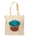 Giant Bright Turquoise Cupcake Grocery Tote Bag by TooLoud-Grocery Tote-TooLoud-Natural-Medium-Davson Sales