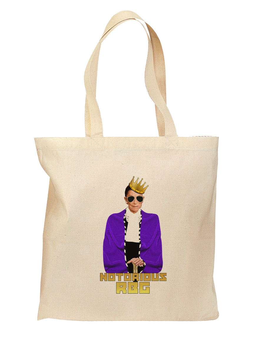 Notorious RBG Grocery Tote Bag - Natural by TooLoud-Grocery Tote-TooLoud-Natural-Medium-Davson Sales