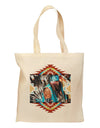 Native American Dancer 2 Grocery Tote Bag - Natural-Grocery Tote-TooLoud-Natural-Medium-Davson Sales