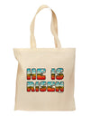 He Is Risen - Easter - Sunrise Letters Grocery Tote Bag by TooLoud-Grocery Tote-TooLoud-Natural-Medium-Davson Sales