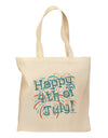 Happy 4th of July - Fireworks Design Grocery Tote Bag-Grocery Tote-TooLoud-Natural-Medium-Davson Sales