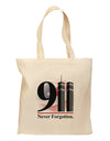 911 Never Forgotten Grocery Tote Bag - Natural-Grocery Tote-TooLoud-Natural-Medium-Davson Sales