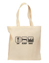 Eat Sleep Rave Grocery Tote Bag by TooLoud-Grocery Tote-TooLoud-Natural-Medium-Davson Sales