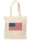 American Flag Grocery Tote Bag-Grocery Tote-TooLoud-Natural-Medium-Davson Sales