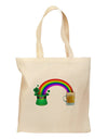 End Of The Rainbow - Beer Grocery Tote Bag-Grocery Tote-TooLoud-Natural-Medium-Davson Sales